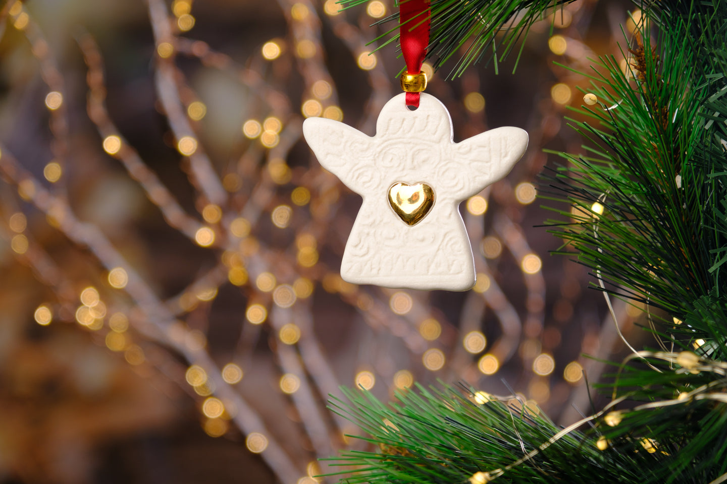 Gold Heart 'Love Angel'